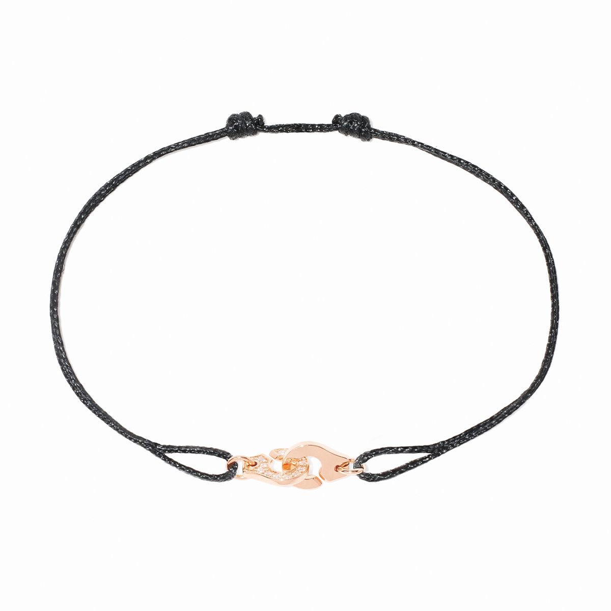 Bracelet sur cordon Menottes dinh van mini modèle 