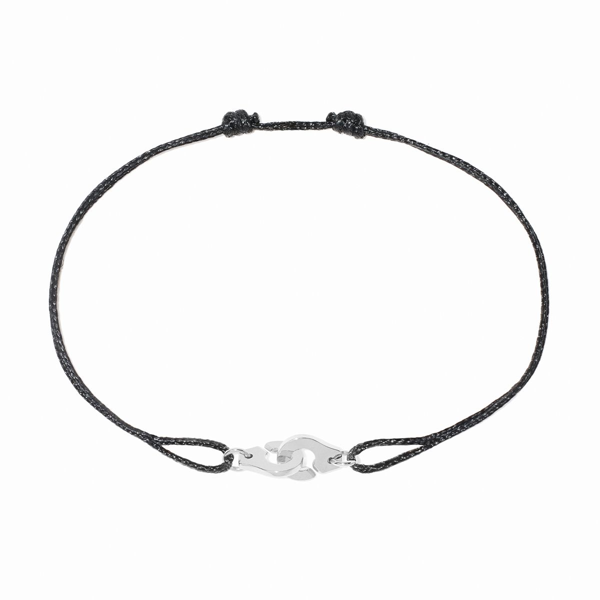 Bracelet sur cordon Menottes dinh van mini modèle