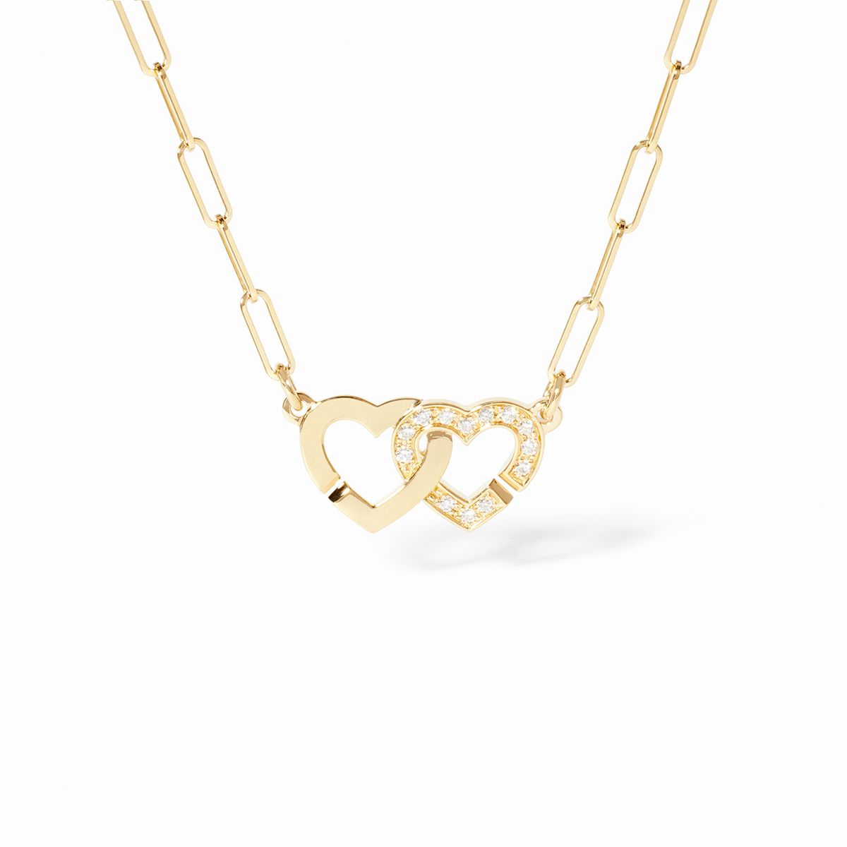 Collier Double Cœurs XS