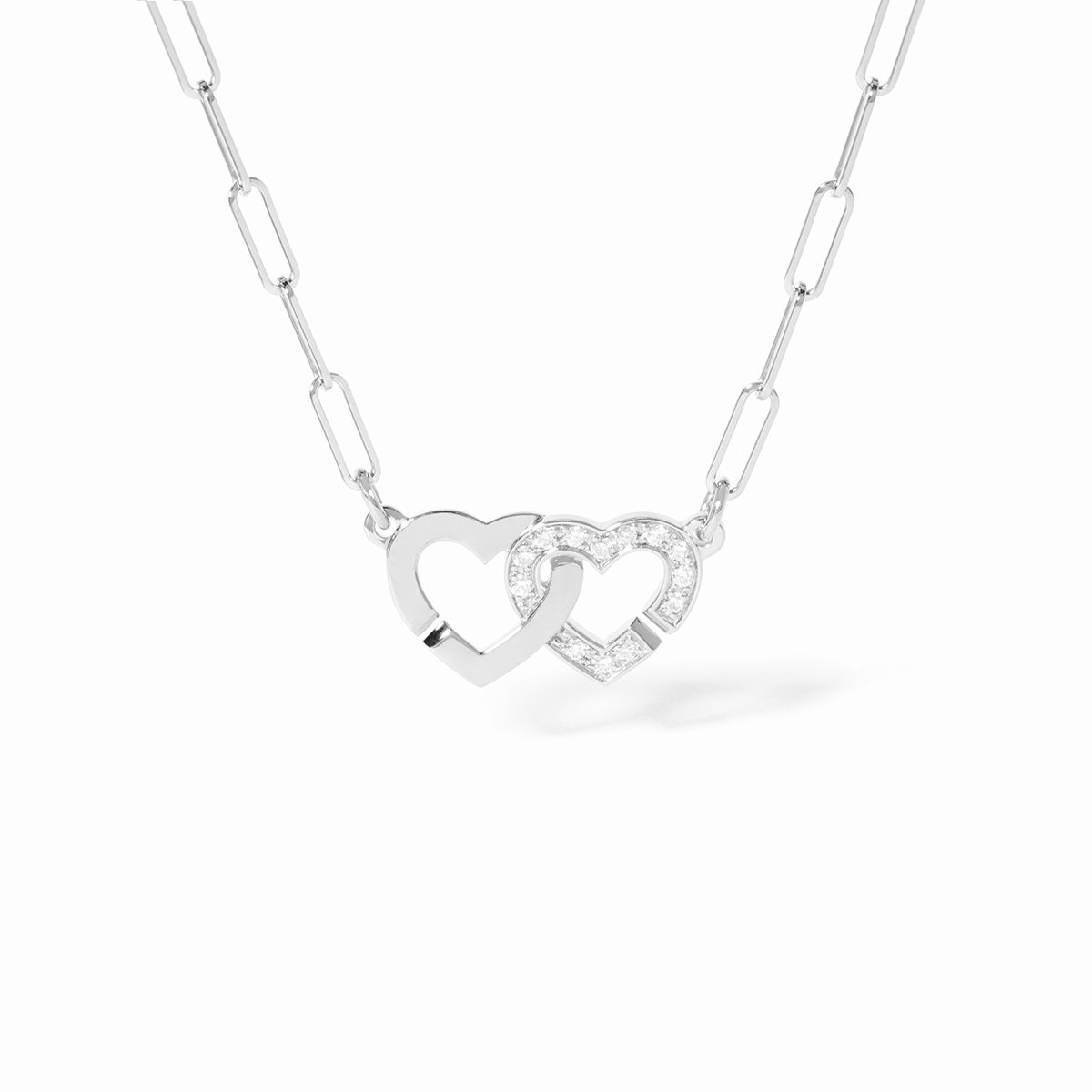 Collier Double Cœurs XS