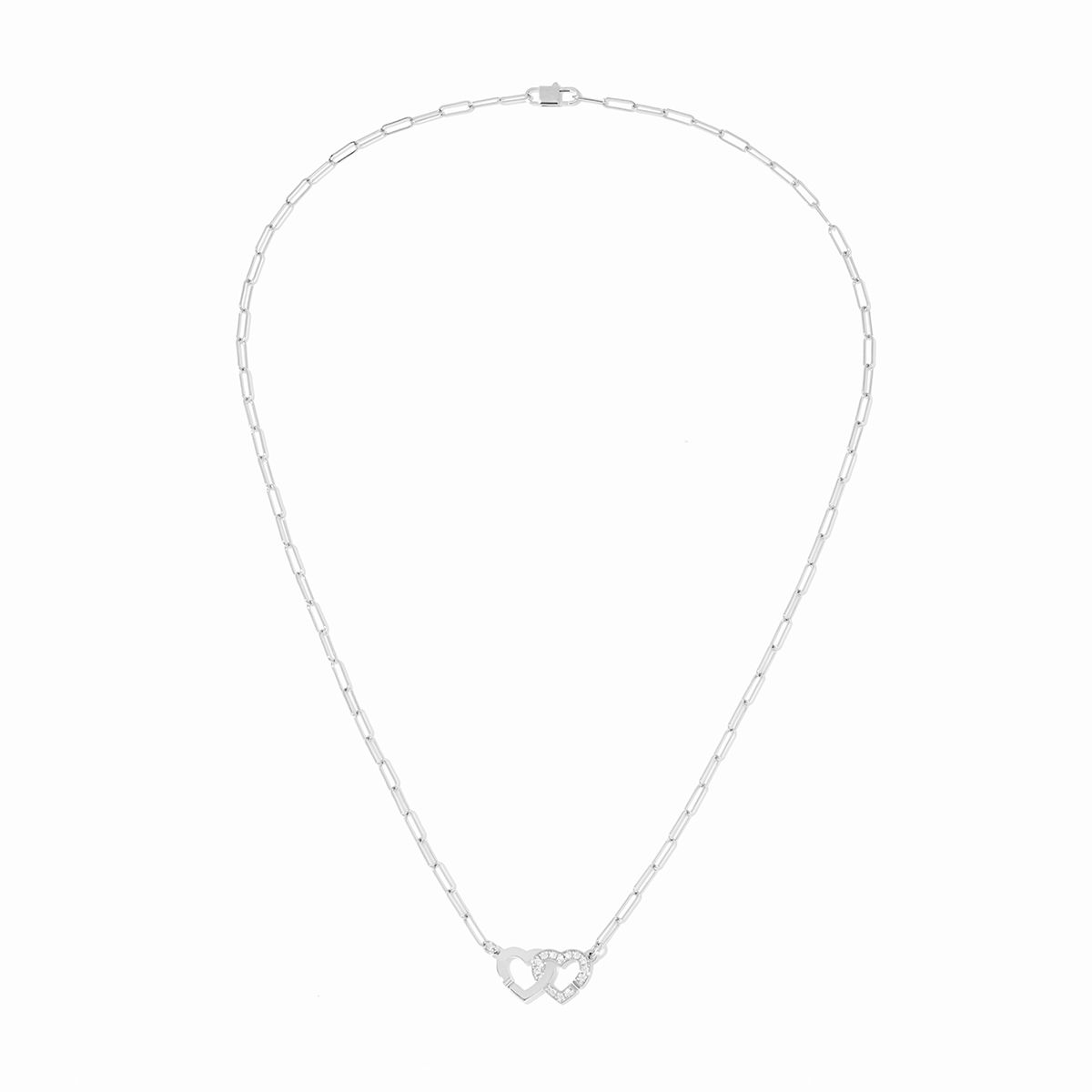 Collier Double Cœurs XS