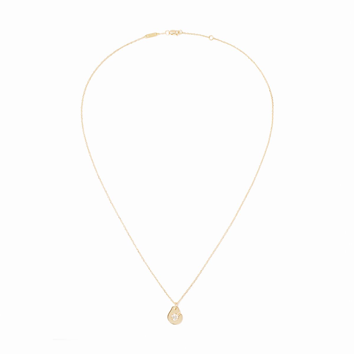 Pendentif sur chaîne forçat Menottes dinh van