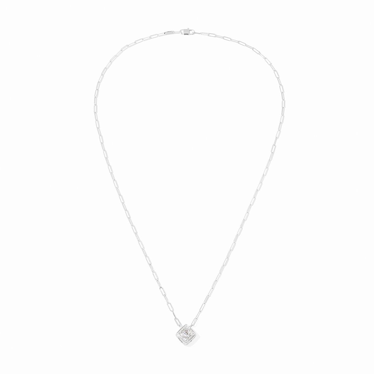 Le Cube Diamant XL paved pendant