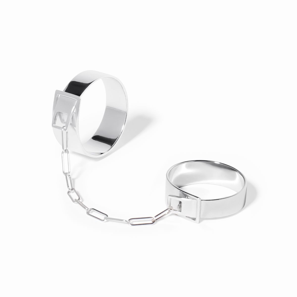 Bague Double argent dinh van x rabanne
