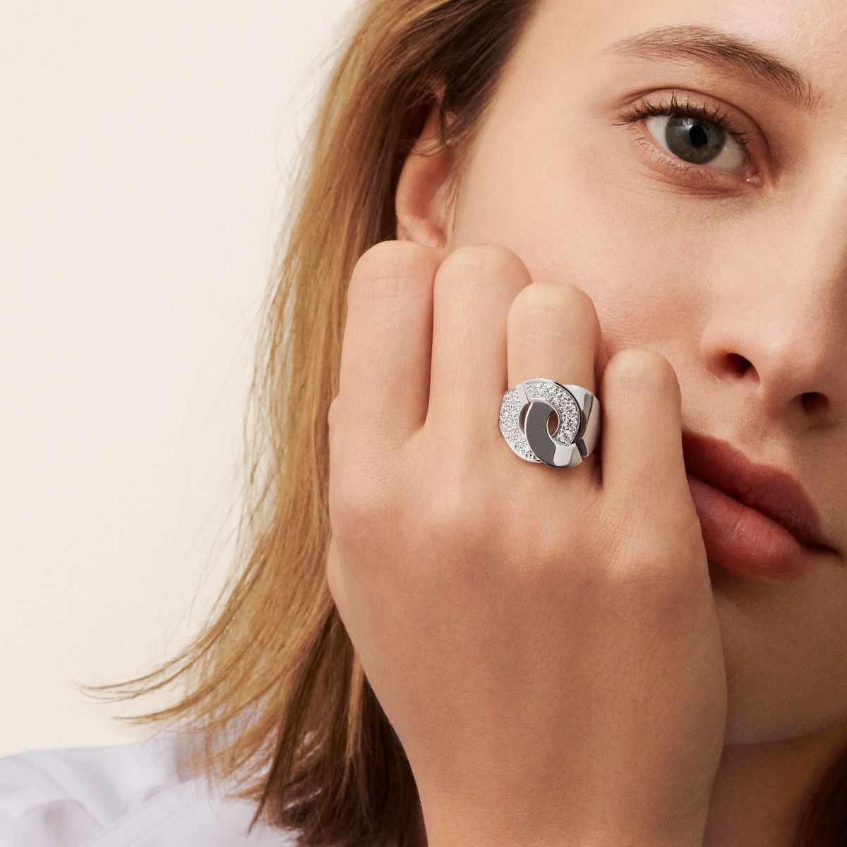 Bague Menottes dinh van grand modèle