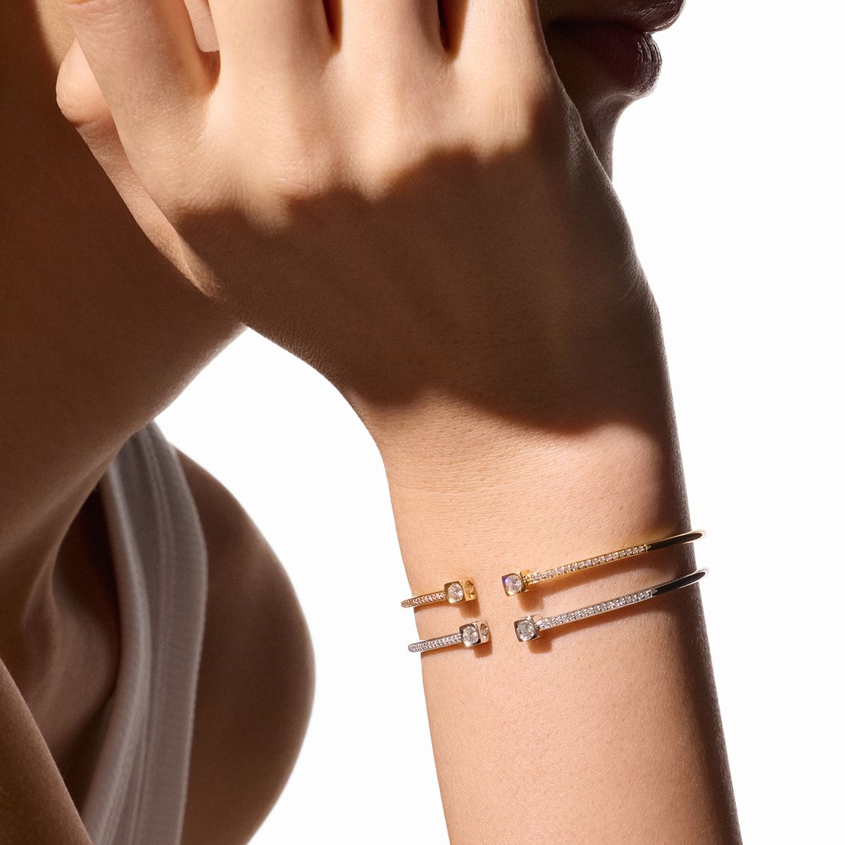 Bracelet Le Cube Diamant moyen modèle