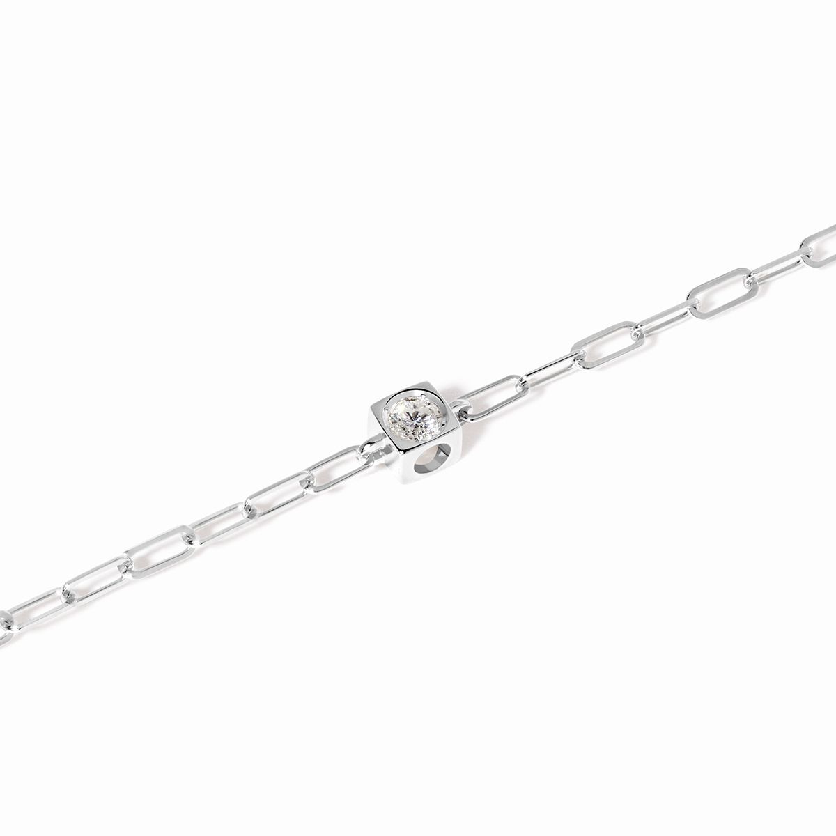 Bracelet sur chaîne Le Cube Diamant 