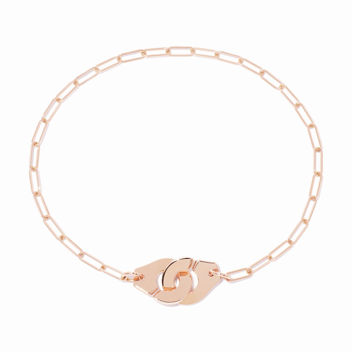 Bracelet sur chaîne Menottes dinh van petit modèle