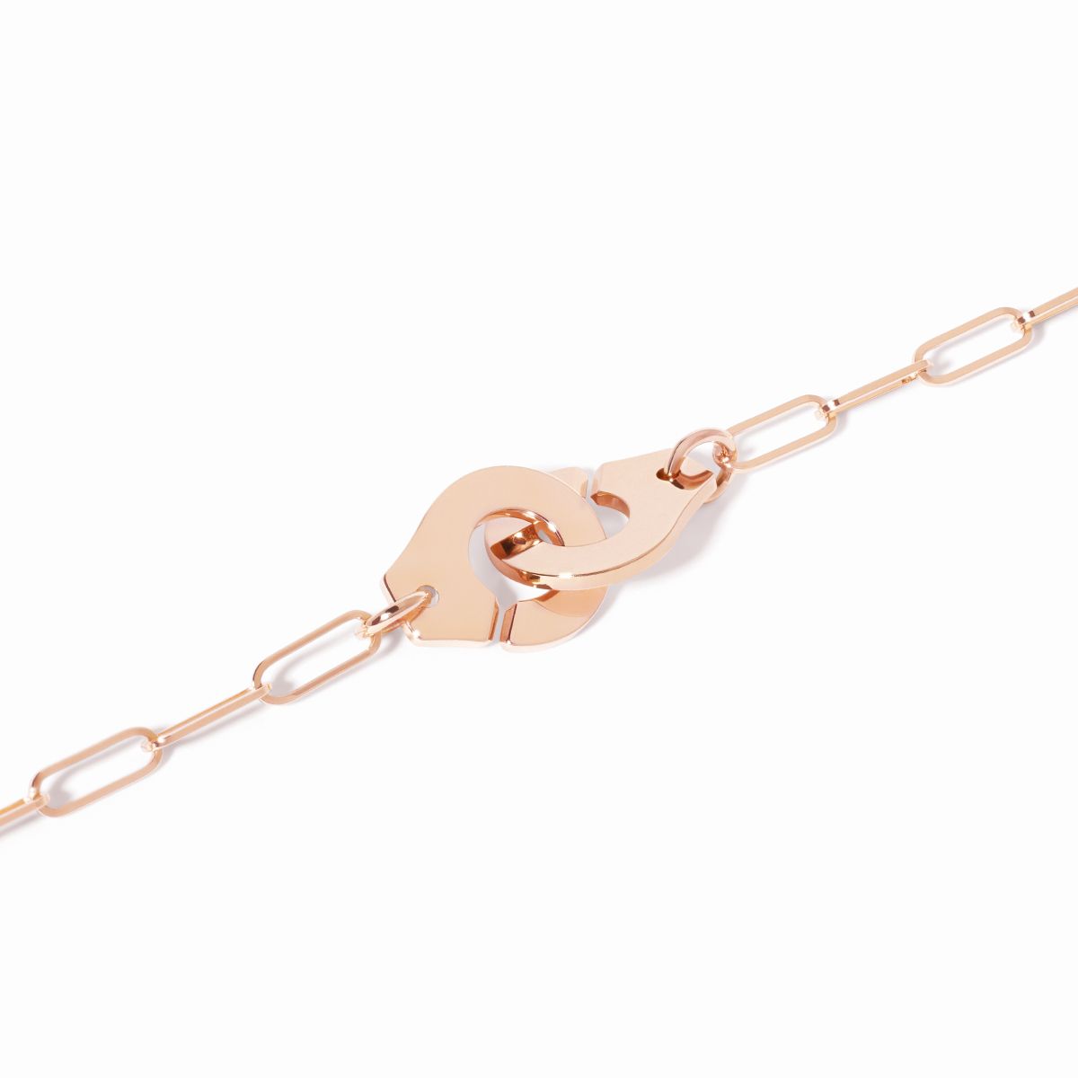Bracelet sur chaîne Menottes dinh van petit modèle