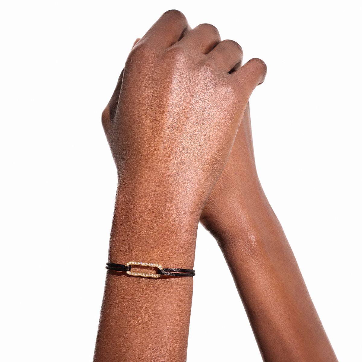 Maillon L cord bracelet
