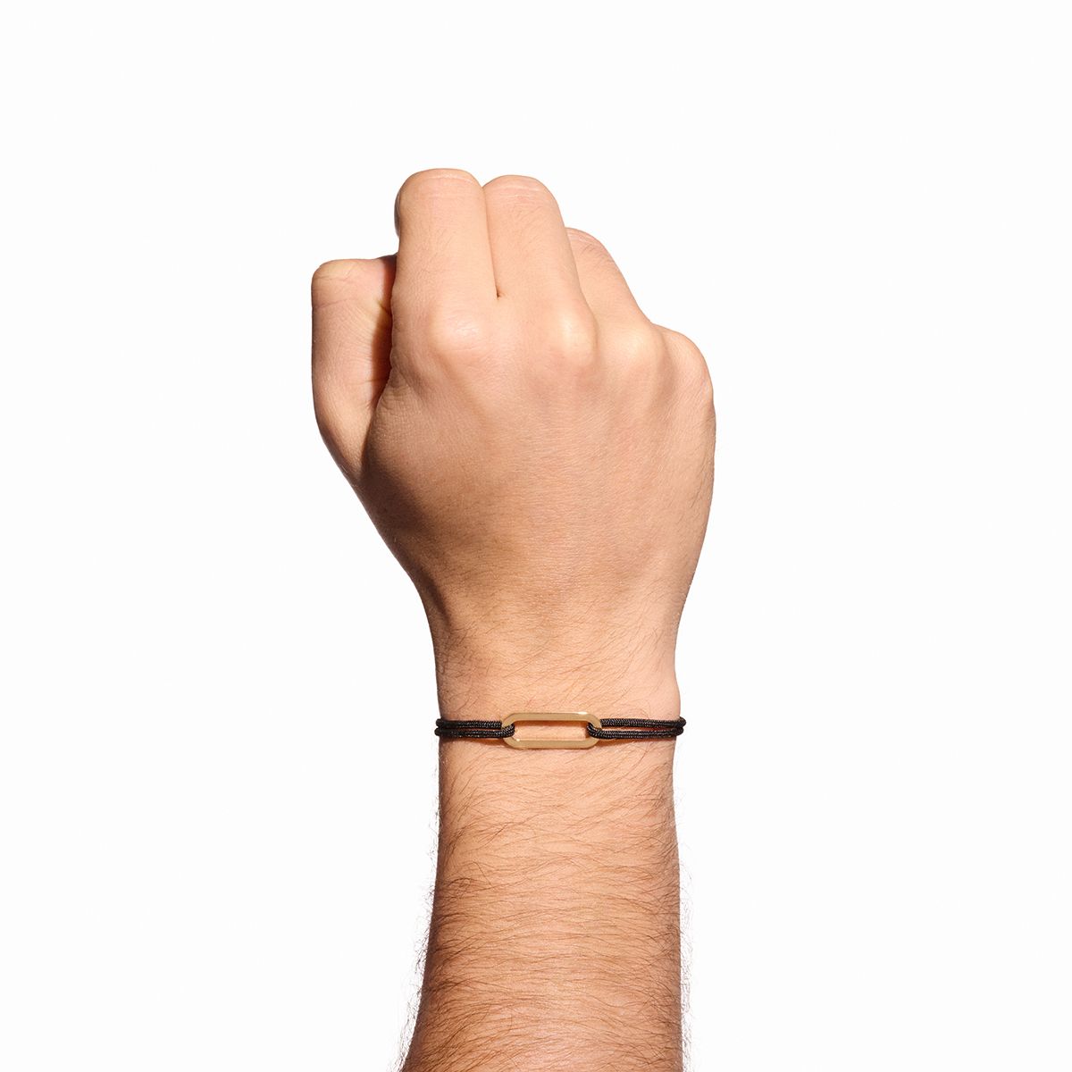 Maillon L cord bracelet