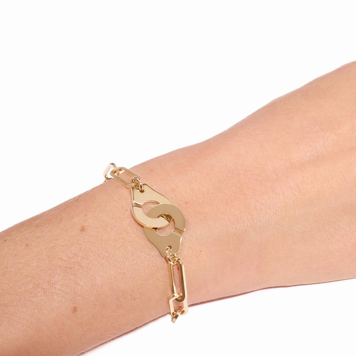 Bracelet sur chaîne Menottes dinh van XL 