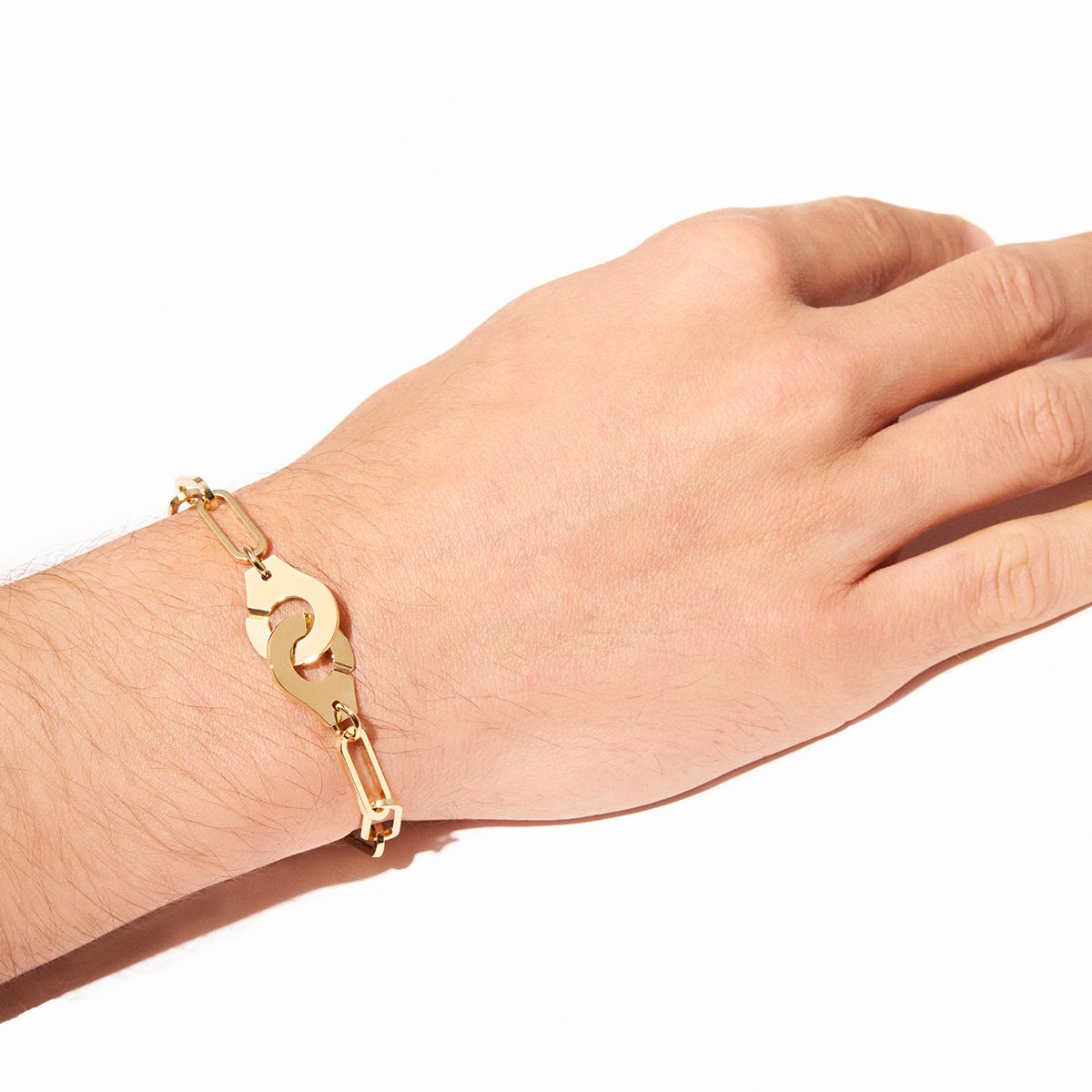 Bracelet sur chaîne Menottes dinh van XL 