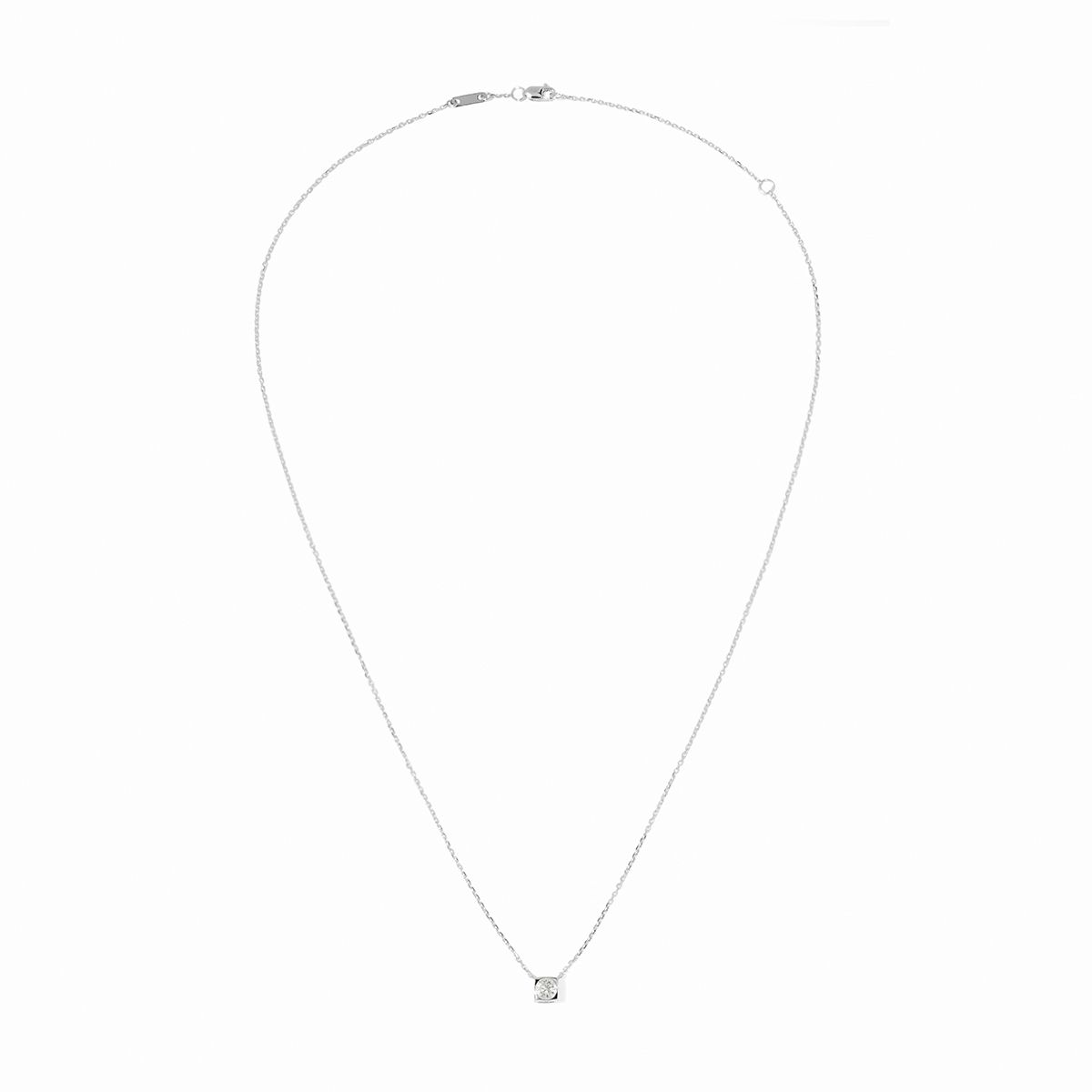 Collier Le Cube diamant moyen modèle