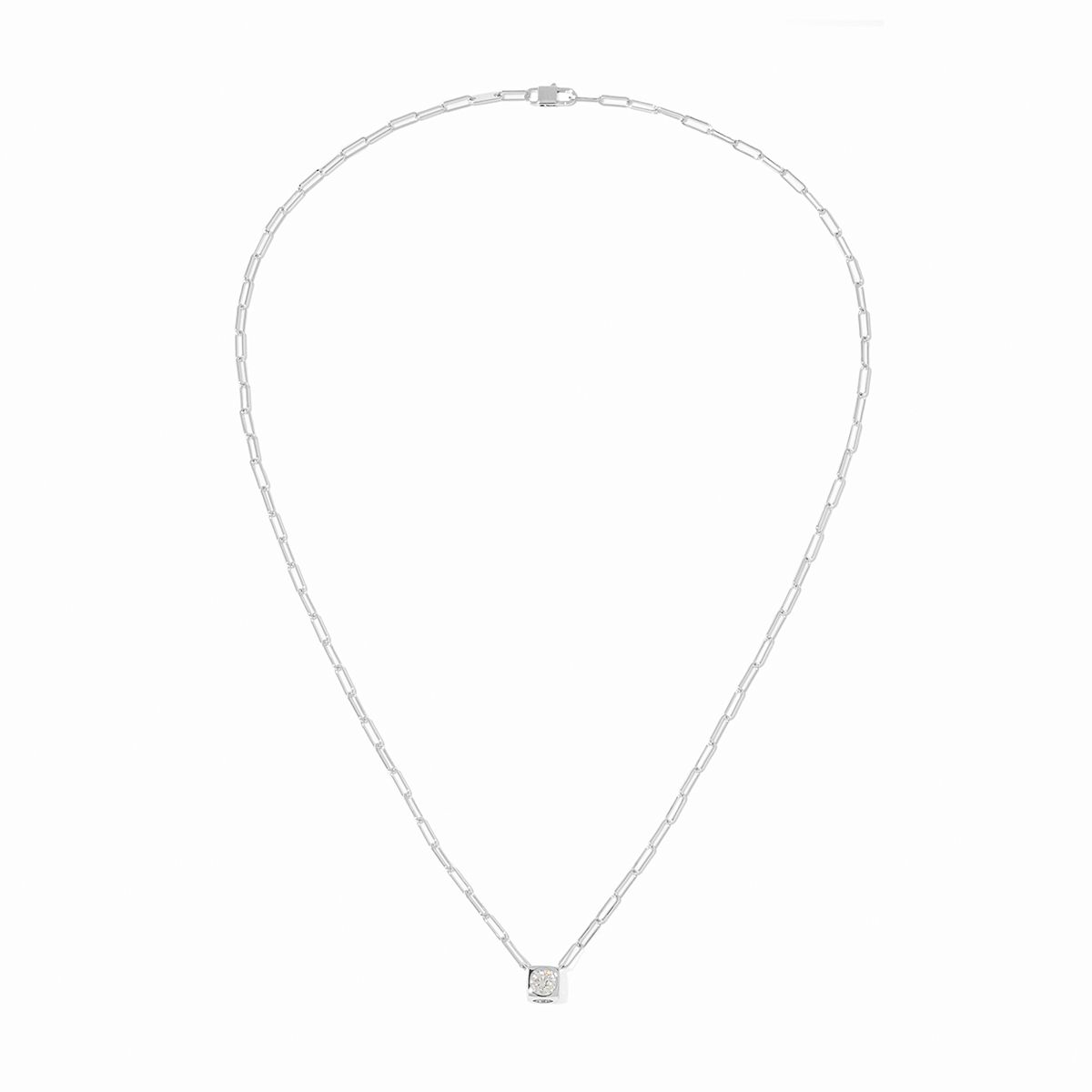 Collier Le Cube Diamant grand modèle