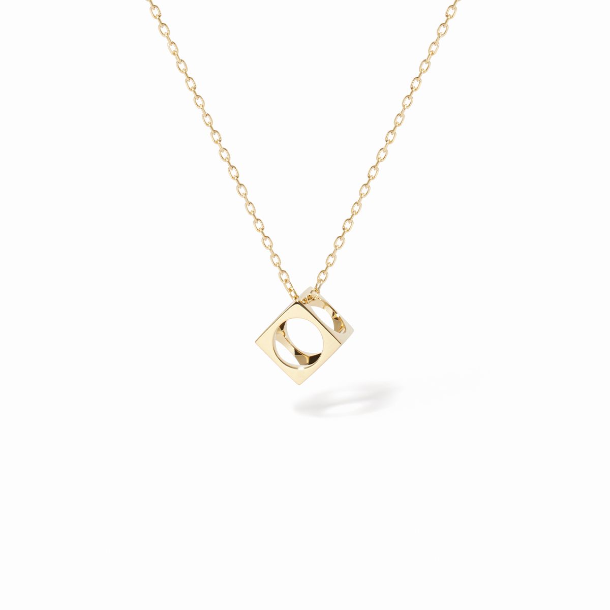 Pendentif sur chaîne Le Pavé petit modèle