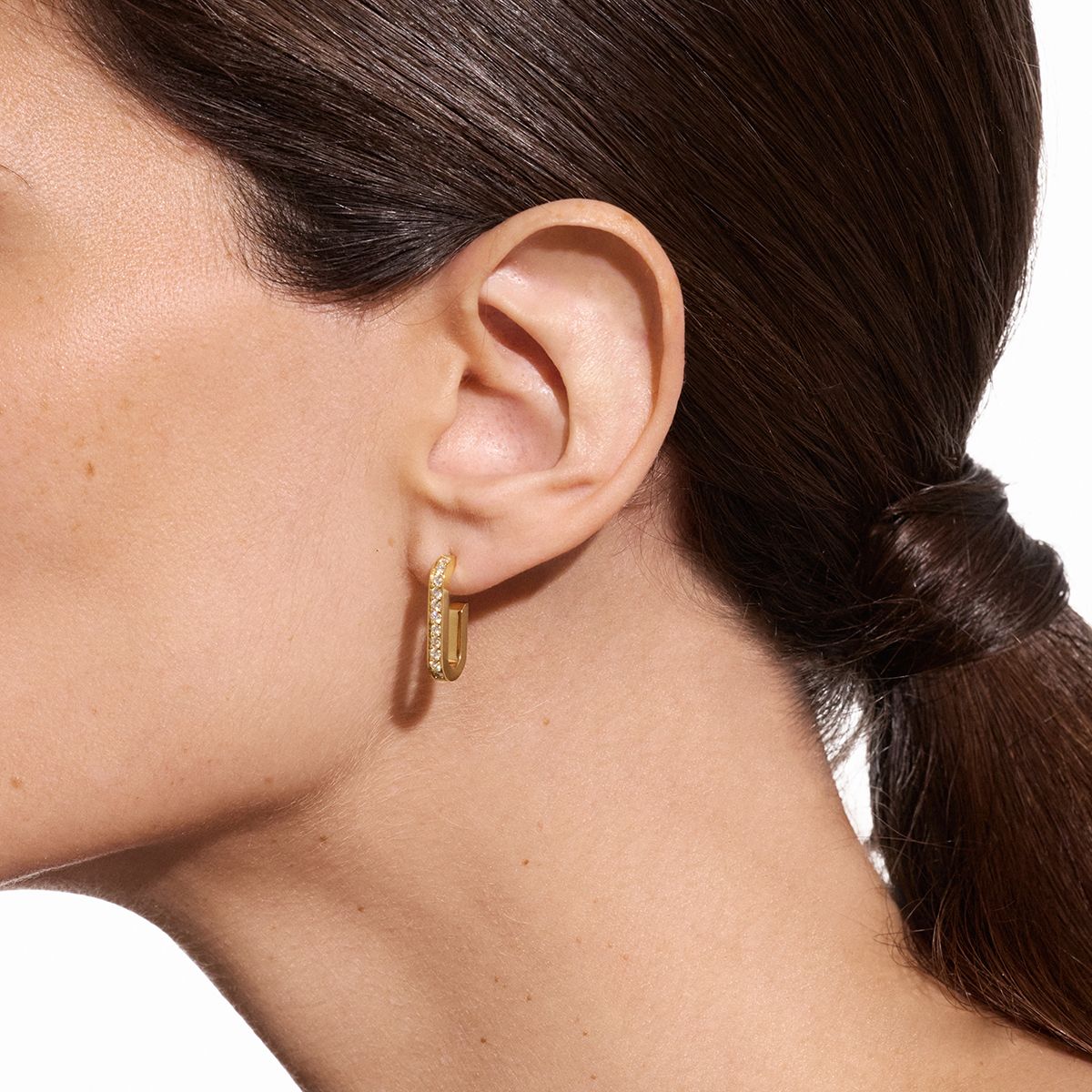 Boucles d'oreilles Maillon moyen modèle 
