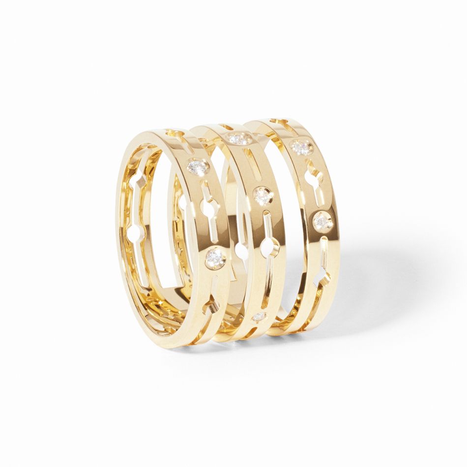 Bague Pulse 3 rangs