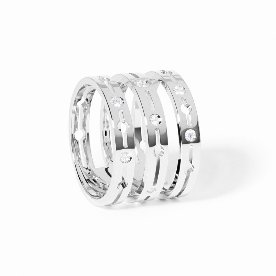 Bague Pulse 3 rangs