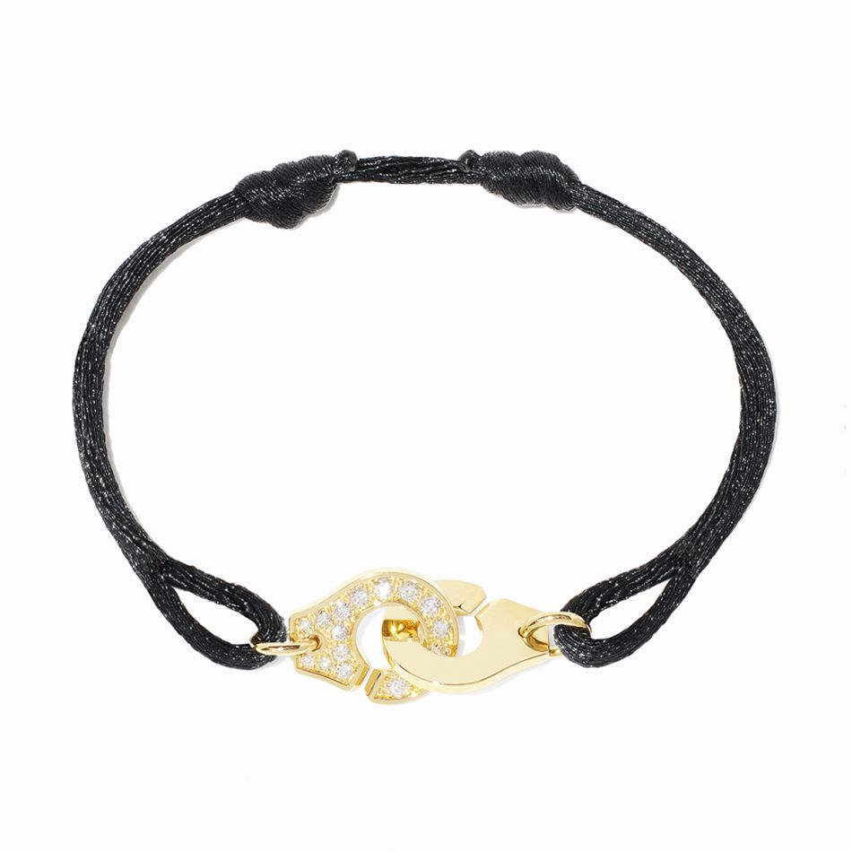Bracelet sur cordon Menottes dinh van moyen modèle
