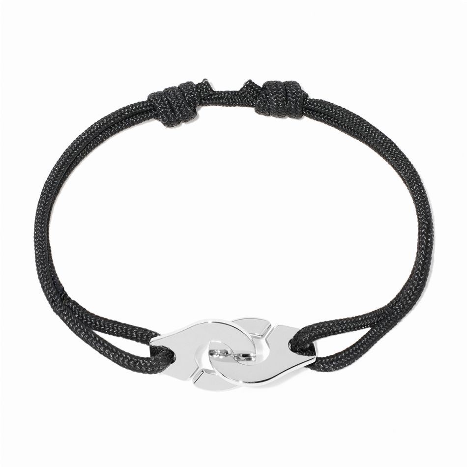 Bracelet sur cordon Menottes dinh van moyen modèle