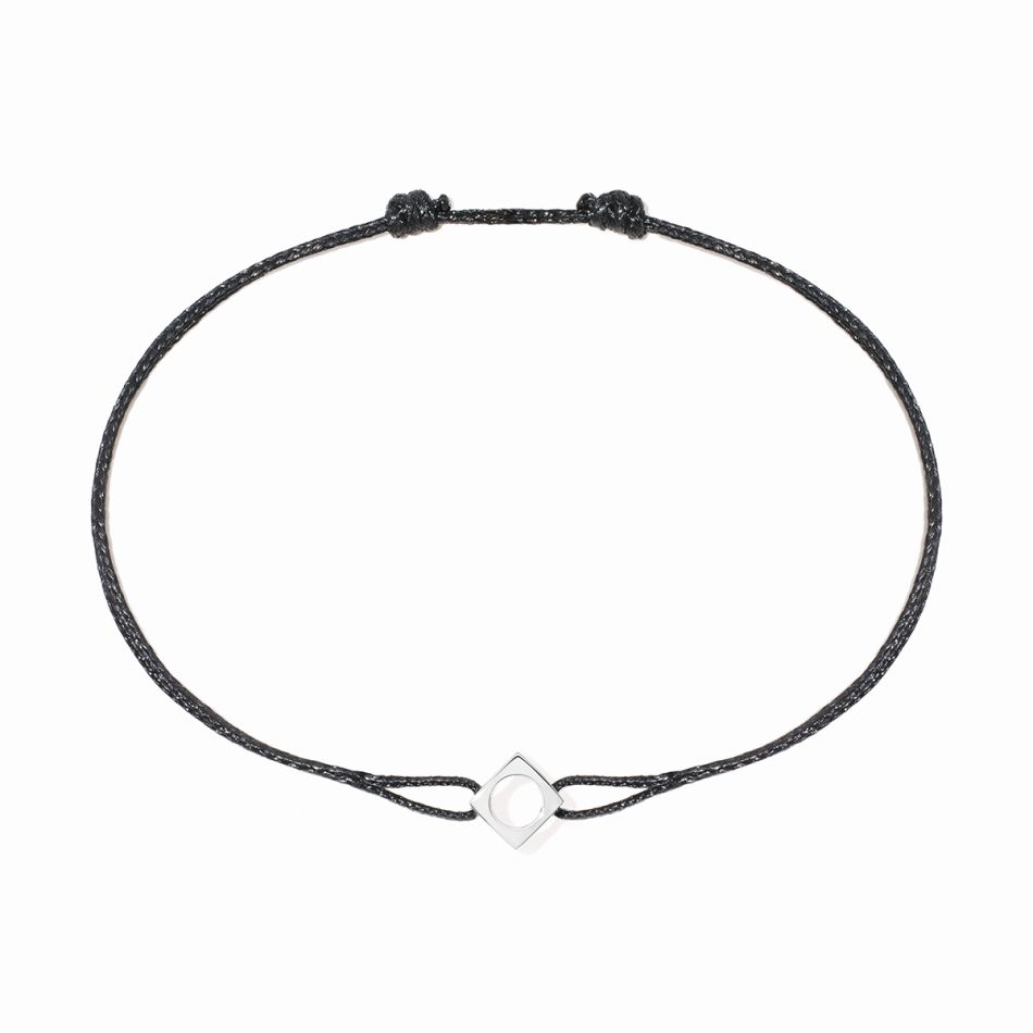 Bracelet sur cordon Le Pavé moyen modèle