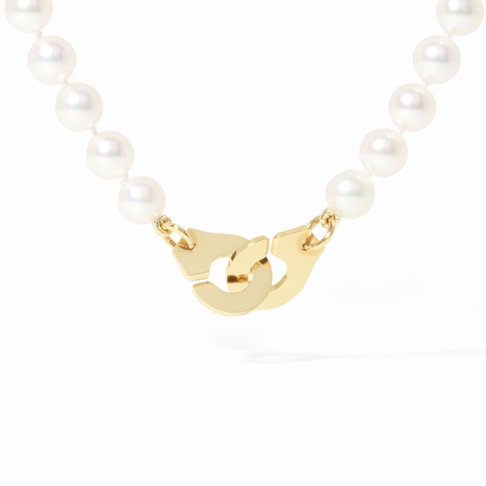 Collier de perles Menottes dinh van moyen modèle